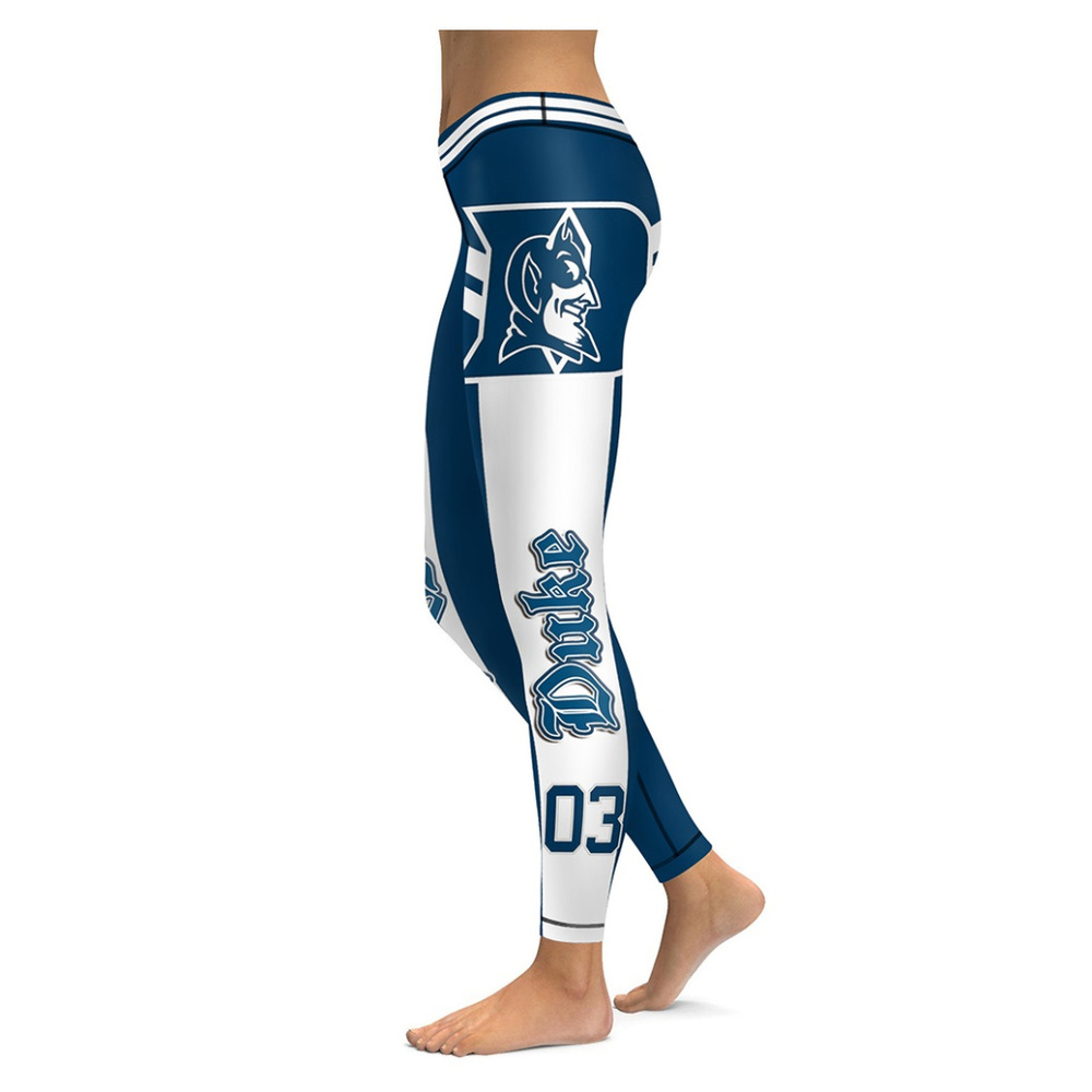 Duke Blue Devils NCAA College Leggings - Picture 3 of 4